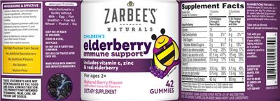 Children's Elderberry Immune Support Gummies Natural Berry Flavor