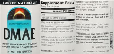 DMAE 351 mg