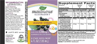 Sambucus Elderberry for Kids