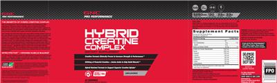 Photo of the GNC Pro Performance Hybrid Creatine Complex Unflavored label