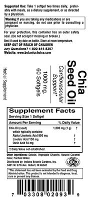 Chia Seed Oil 1000 mg