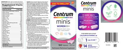Photo of the Centrum Centrum Minis Women 50+ label