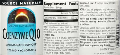 Coenzyme Q10 200 mg