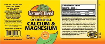 Oyster Shell Calcium & Magnesium