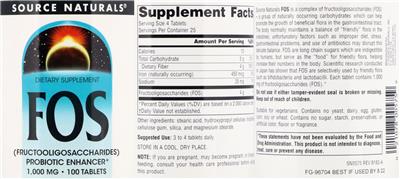 FOS 1,000 mg