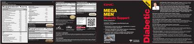 Photo of the GNC Mega Men Circulation & Metabolism Support label