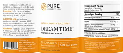 Photo of the Pure Prescriptions Dreamtime label