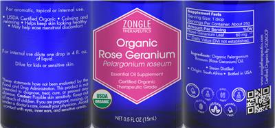 Organic Rose Geranium