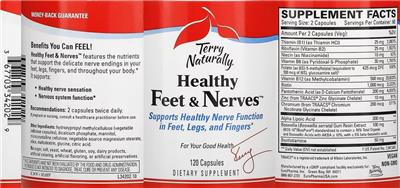 Photo of the Terry Naturally Healthy Feet & Nerves label