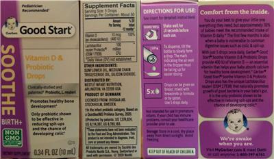 Soothe Vitamin D & Probiotic Drops