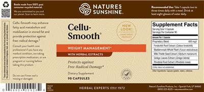 Photo of the Nature's Sunshine Cellu-Smooth label