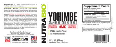 Yohimbe 100 mg