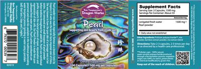 Product label for Pearl 500 mg
