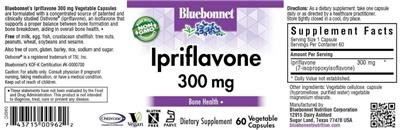 Photo of the Bluebonnet Ipriflavone 300 mg label
