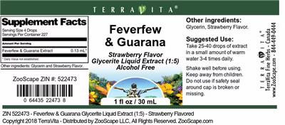 Feverfew & Guarana Strawberry Flavor