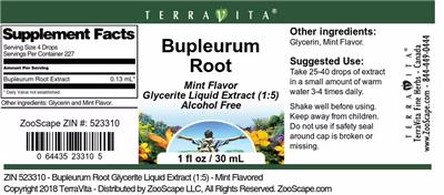 Bupleurum Root Mint Flavor