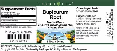 Bupleurum Root Vanilla Flavor