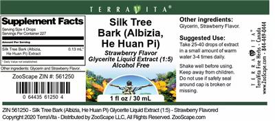 Silk Tree Bark (Albizia He Huan Pi) Strawberry Flavor