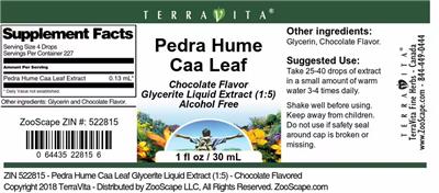 Pedra Hume Caa Leaf Chocolate Flavor