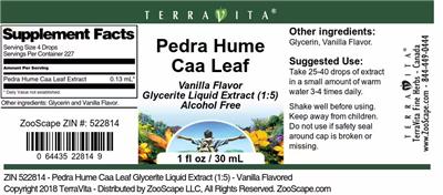 Pedra Hume Caa Leaf Vanilla Flavor