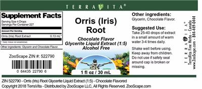 Orris (Iris) Root Chocolate Flavor