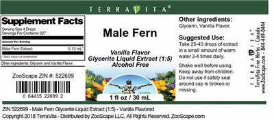 Male Fern Vanilla Flavor