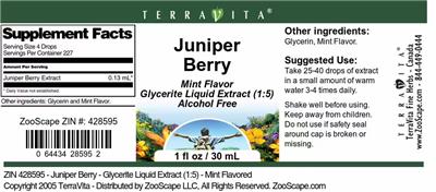 Juniper Berry Mint Flavor