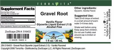 Gravel Root Vanilla Flavor
