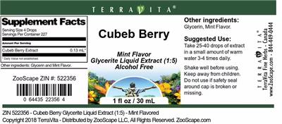 Cubeb Berry Mint Flavor