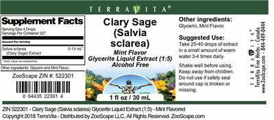Clary Sage (Salvia sclarea) Mint Flavor