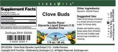 Clove Buds Vanilla Flavor