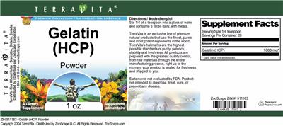 Gelatin (HCP) Powder