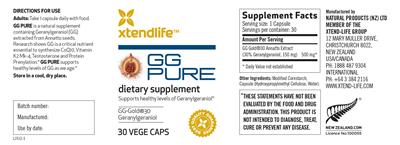 Photo of the Xtendlife GG Pure label