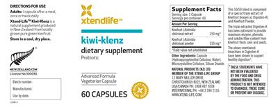 Photo of the Xtendlife Kiwi-Klenz label