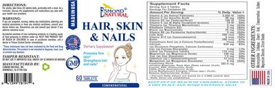 Photo of the Esmond Natural Hair, Skin & Nails label