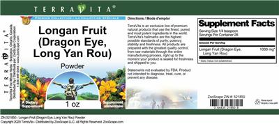 Longan Fruit (Dragon Eye, Long Yan Rou) Powder