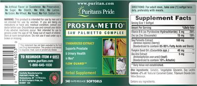Prosta-Metto Saw Palmetto Complex