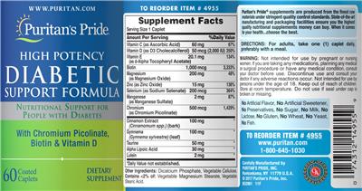 High Potency Diabetic Support Formula