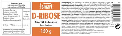 Photo of the SuperSmart D-Ribose label