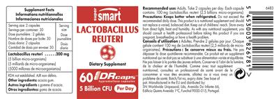 Label of Lactobacillus Reuteri 5 Billion CFU