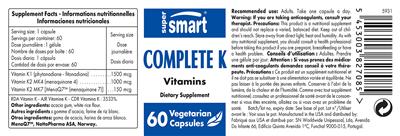 Photo of the SuperSmart Complete K label