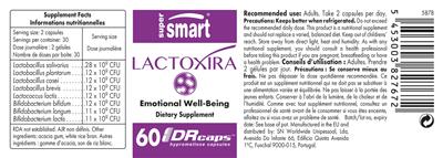 Photo of the SuperSmart Lactoxira label