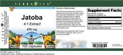 Jatoba 450 mg 4:1 Extract