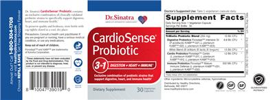 Label of CardioSense Probiotic