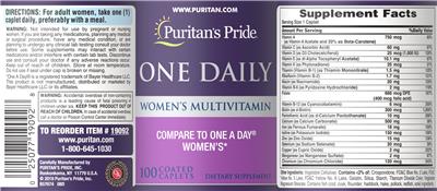One Daily Women's Multivitamin