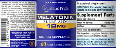 Melatonin 12 mg