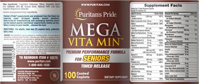 Mega Vita Min for Seniors
