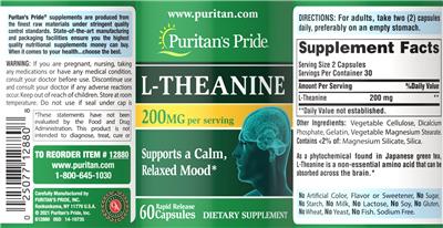 L-Theanine 200 mg