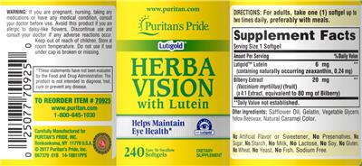 Herbavision with Lutein