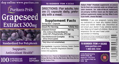 Grapeseed Extract 300 mg